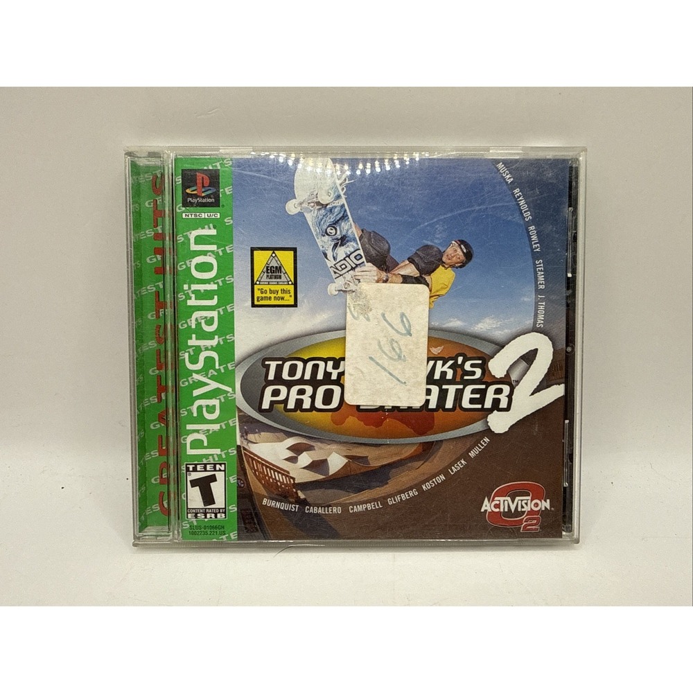 Tony Hawk's Pro Skater [Greatest Hits] (Sony PlayStation 1 PS1, 1999)